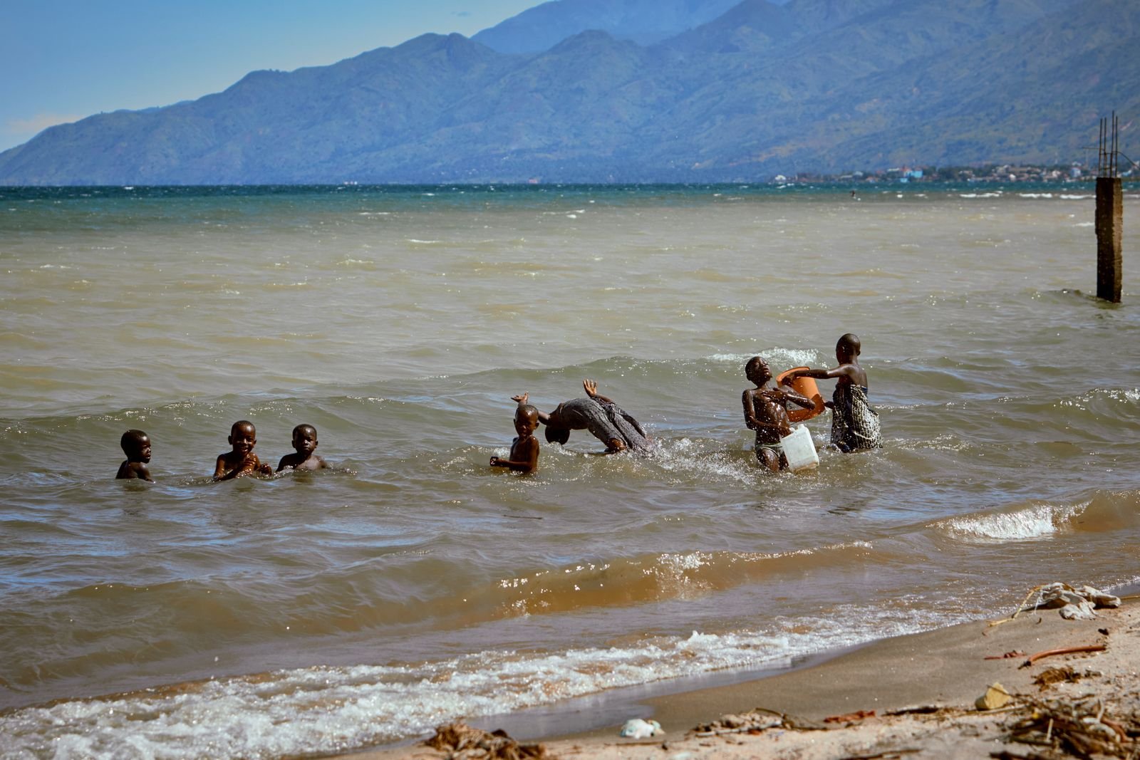 Fisherman on Lake Tanganyika, Burundi